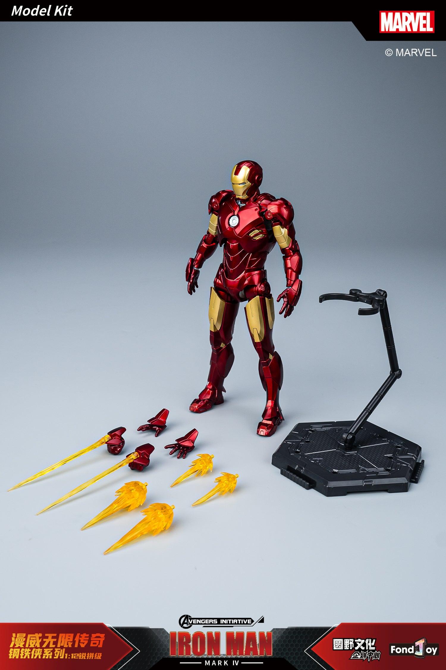 Fondjoy - 1:12 Iron Man Mark IV Mk4 Action Figure Assembly Kit - inshobby.com