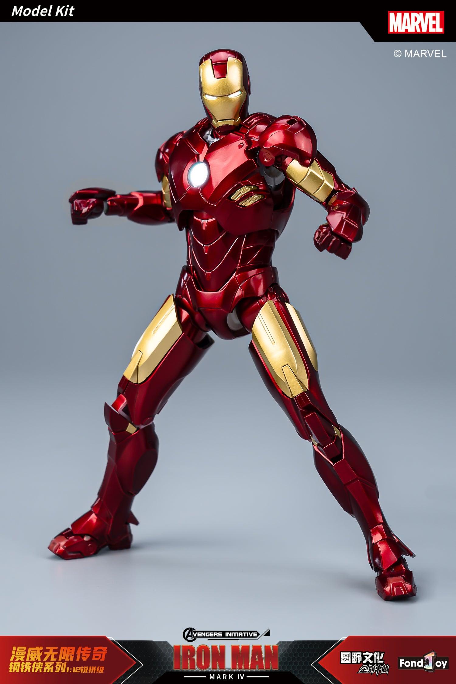 Fondjoy - 1:12 Iron Man Mark IV Mk4 Action Figure Assembly Kit - inshobby.com