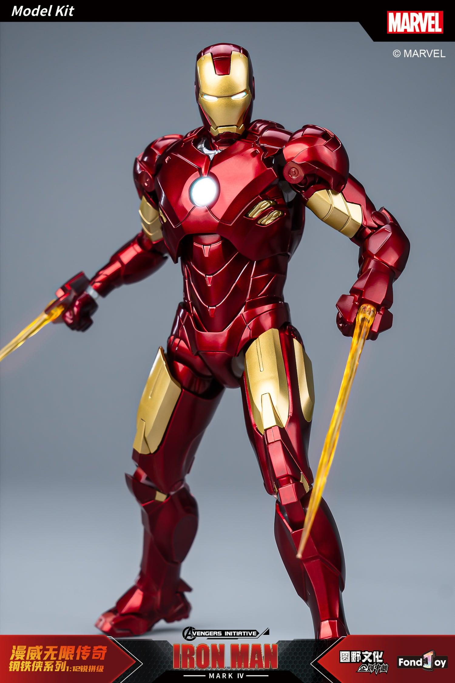 Fondjoy - 1:12 Iron Man Mark IV Mk4 Action Figure Assembly Kit - inshobby.com