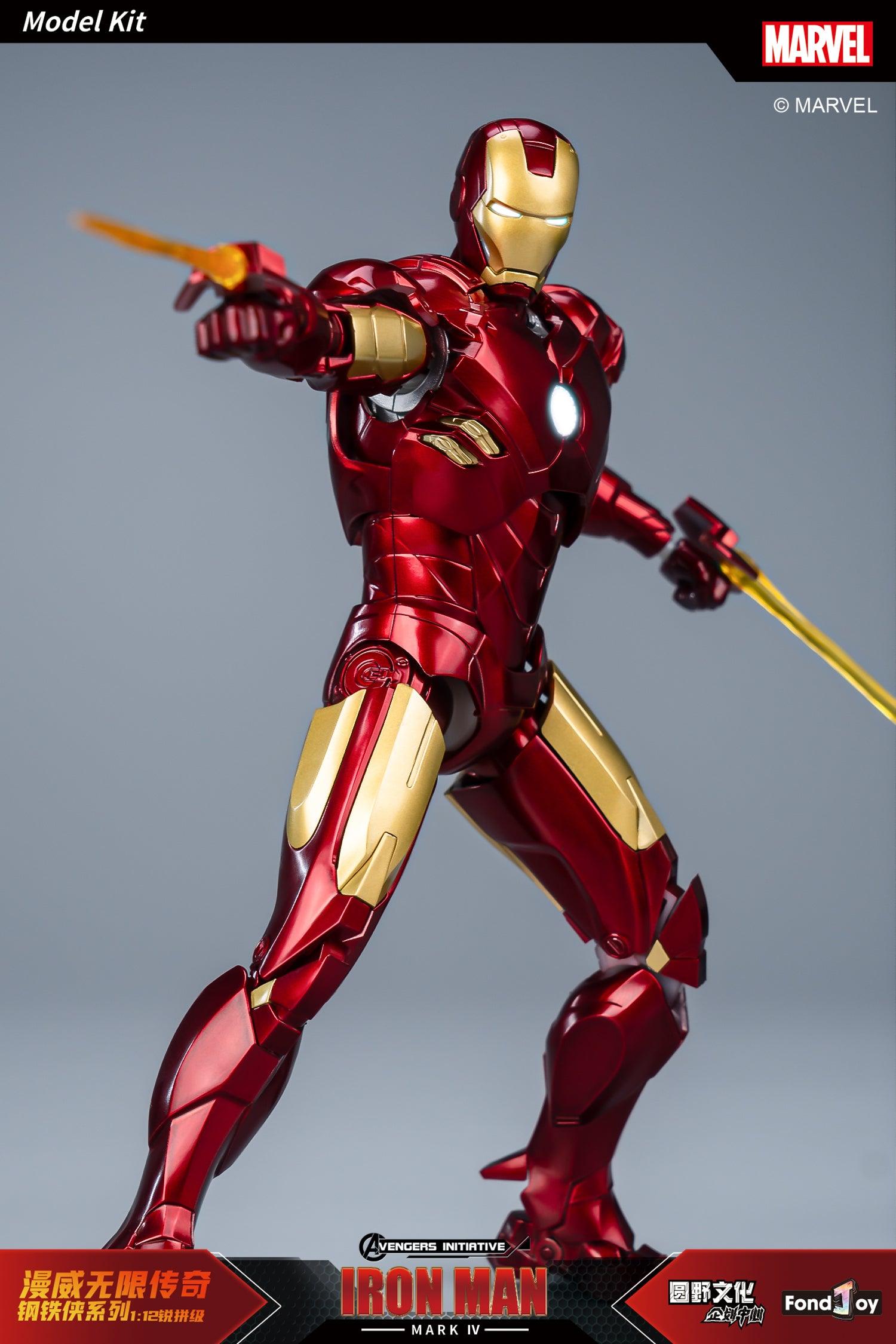 Fondjoy - 1:12 Iron Man Mark IV Mk4 Action Figure Assembly Kit - inshobby.com