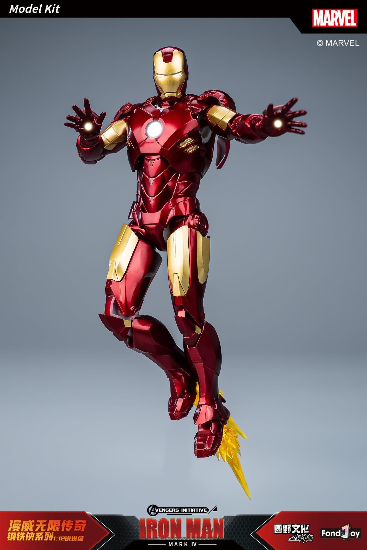 Fondjoy - 1:12 Iron Man Mark IV Mk4 Action Figure Assembly Kit - inshobby.com