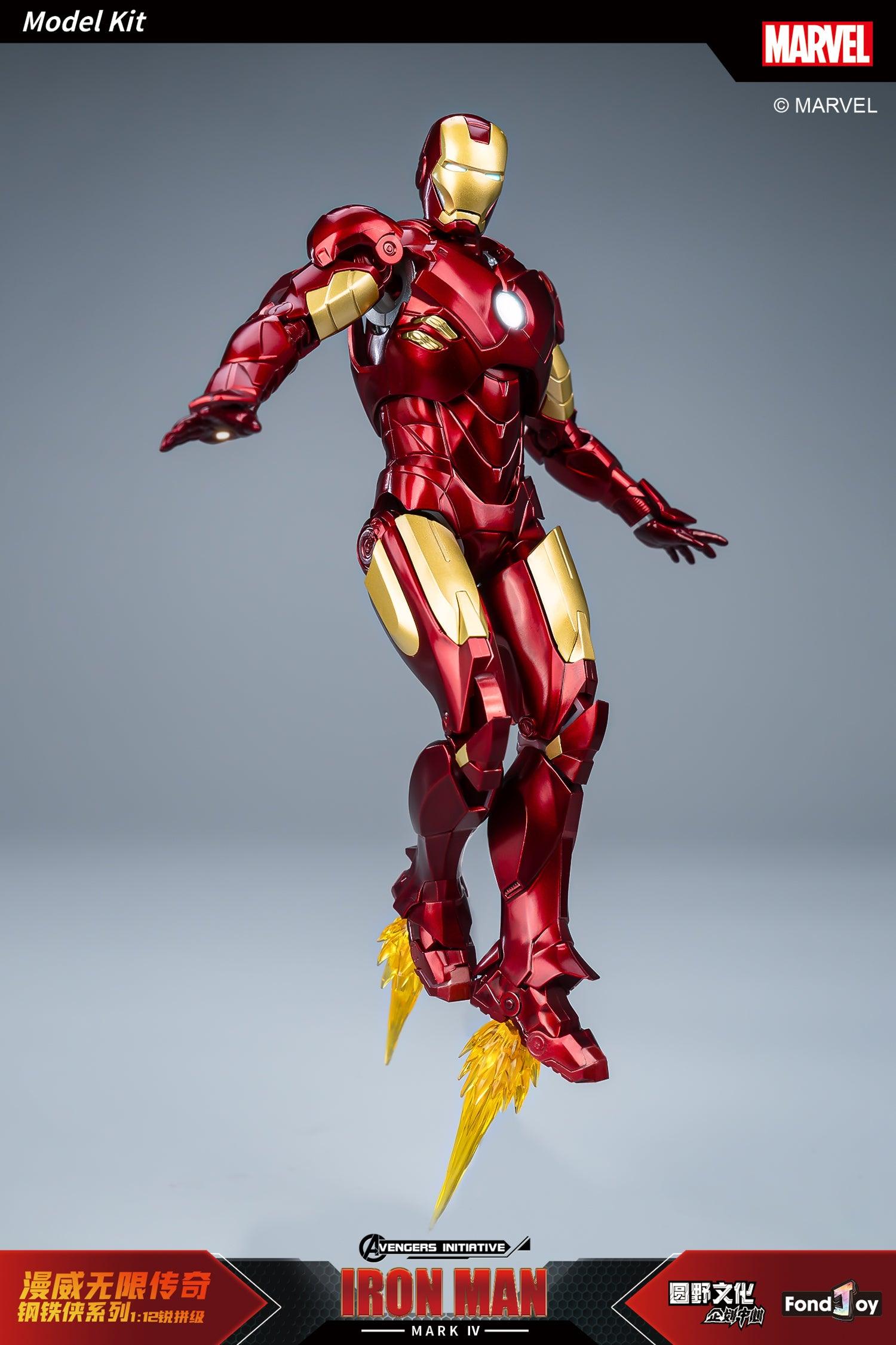 Fondjoy - 1:12 Iron Man Mark IV Mk4 Action Figure Assembly Kit - inshobby.com