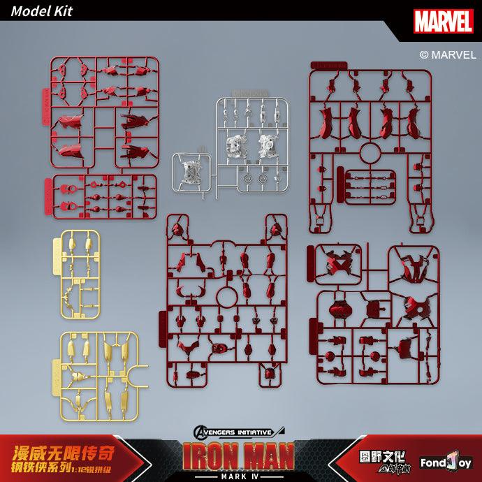 Fondjoy - 1:12 Iron Man Mark IV Mk4 Action Figure Assembly Kit - inshobby.com