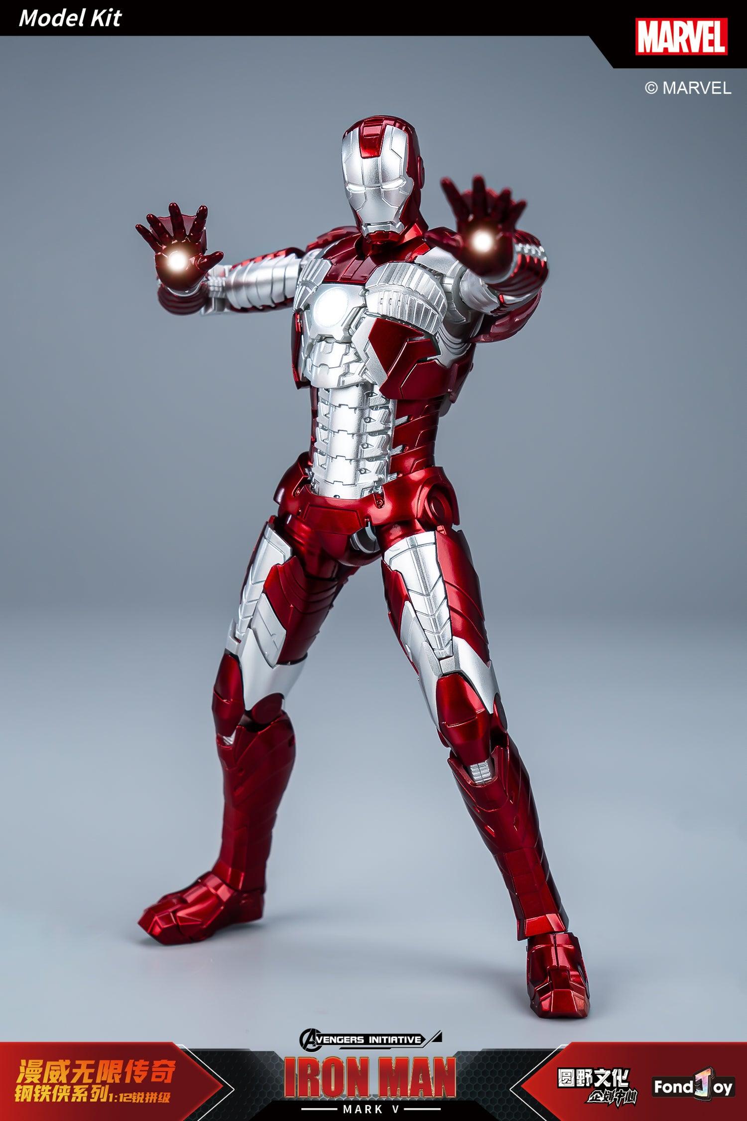 Fondjoy - 1:12 Iron Man Mark V Mk5 Action Figure Assembly Kit