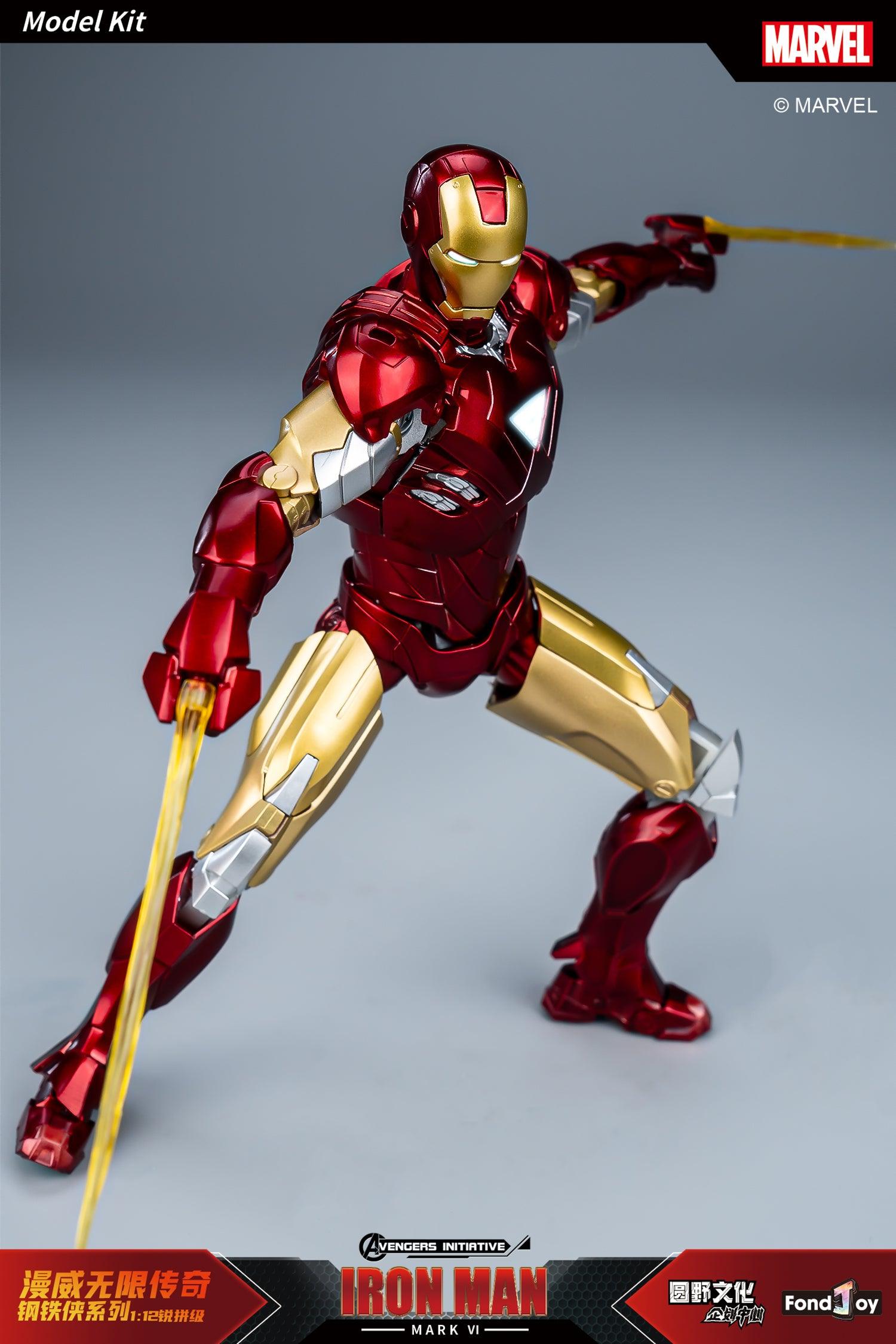Fondjoy - 1:12 Iron Man Mark VI Mk6 Action Figure Assembly Kit - inshobby.com