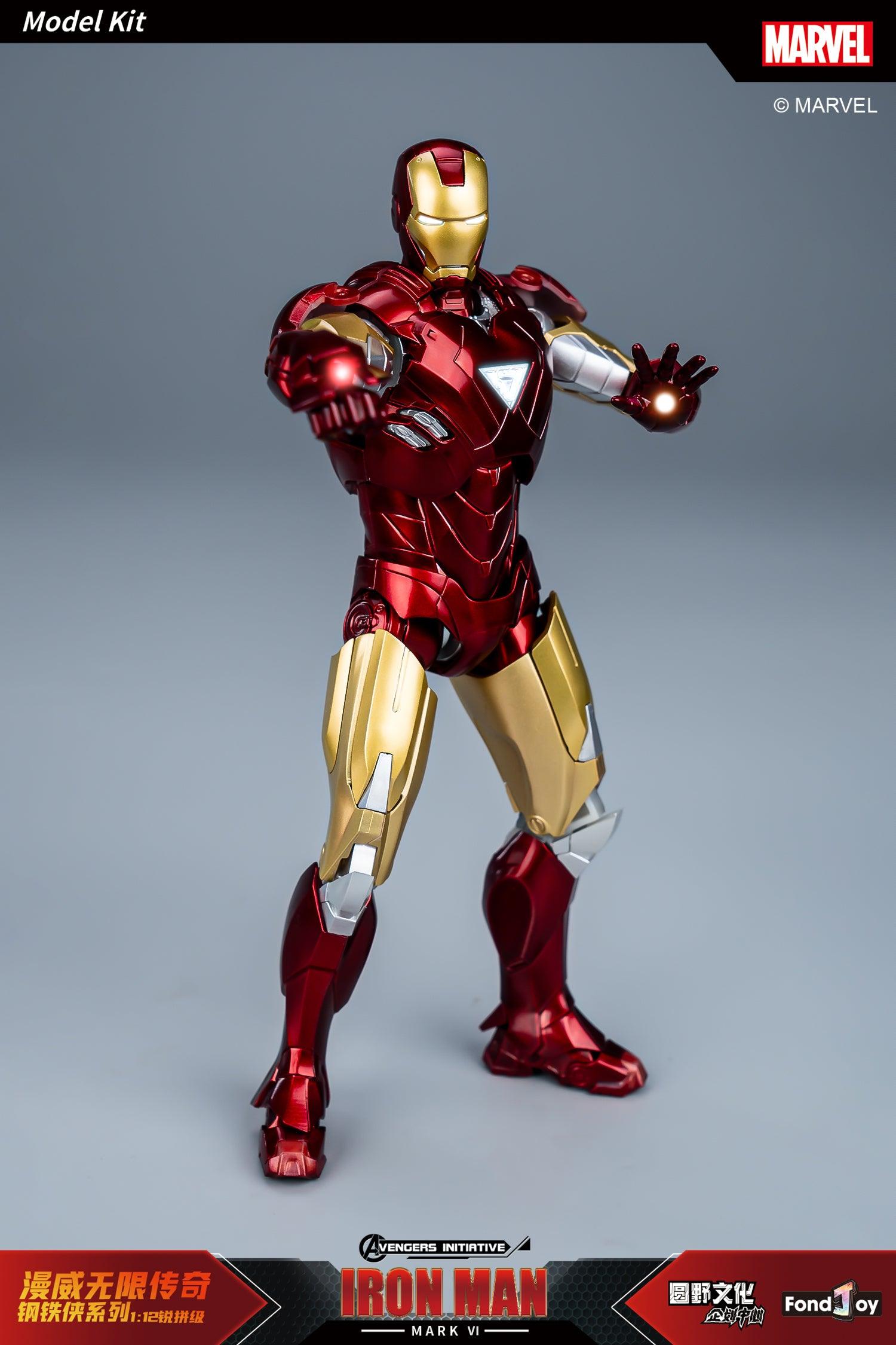 Fondjoy - 1:12 Iron Man Mark VI Mk6 Action Figure Assembly Kit - inshobby.com