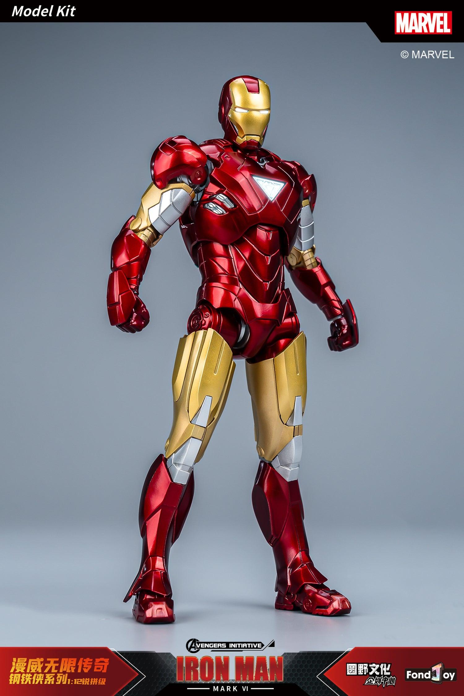 Fondjoy - 1:12 Iron Man Mark VI Mk6 Action Figure Assembly Kit - inshobby.com