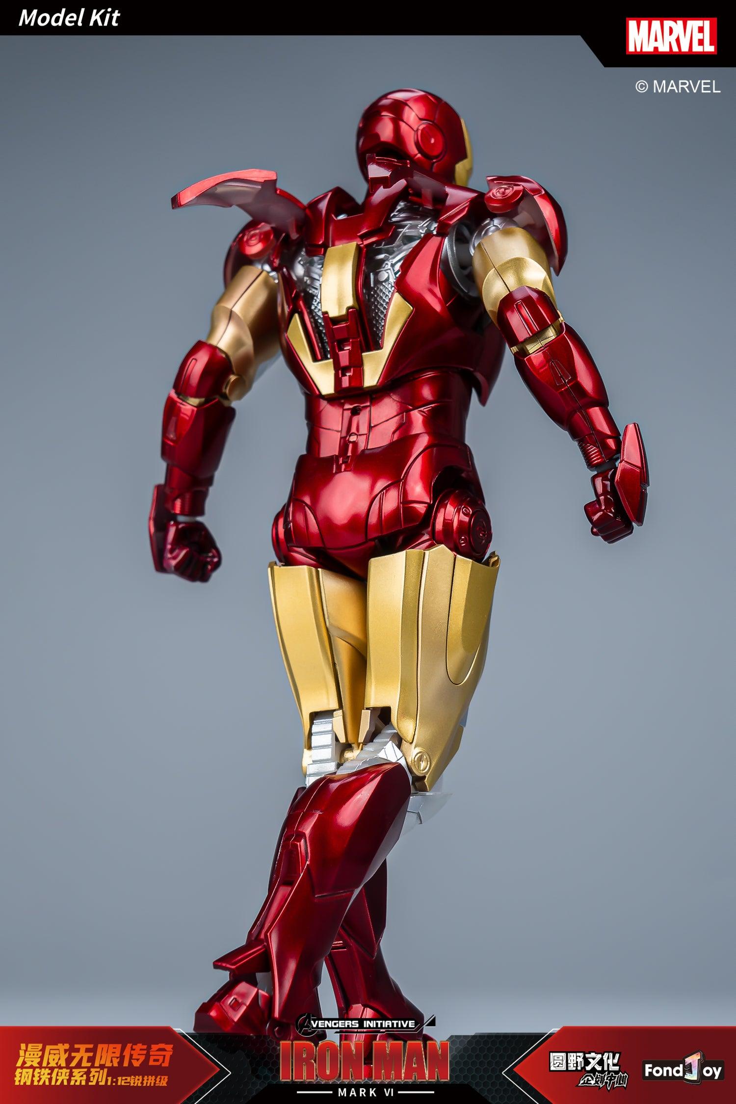 Fondjoy - 1:12 Iron Man Mark VI Mk6 Action Figure Assembly Kit - inshobby.com