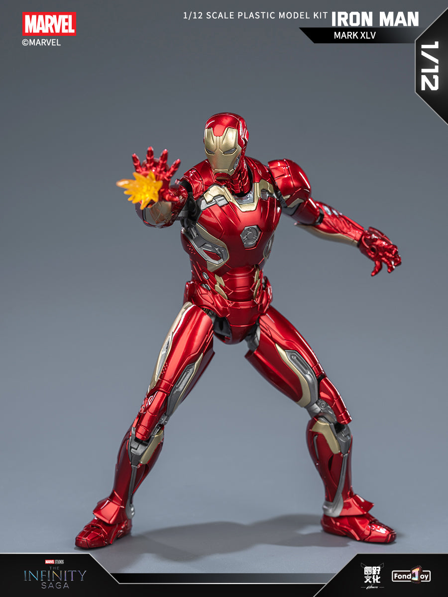1:12 Iron Man Mark XLV Mk45 Action Figure Assembly Kit