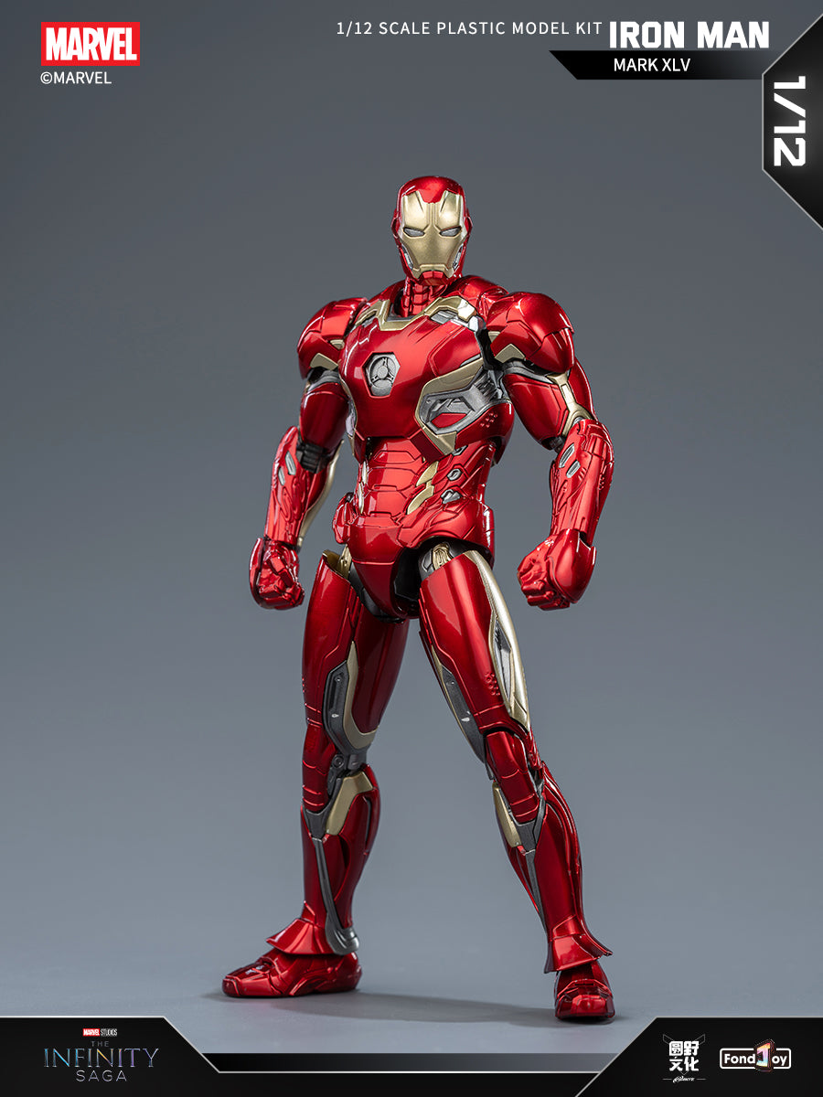 1:12 Iron Man Mark XLV Mk45 Action Figure Assembly Kit