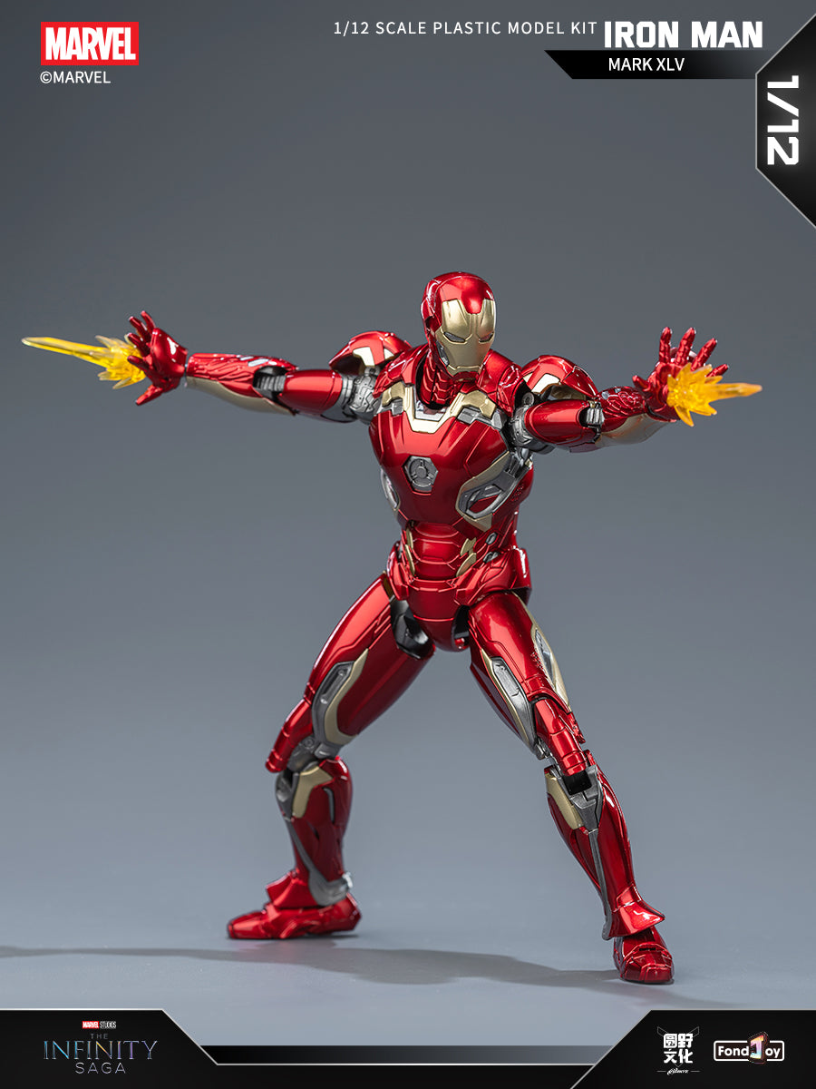 1:12 Iron Man Mark XLV Mk45 Action Figure Assembly Kit