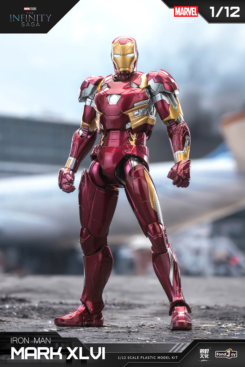Fondjoy - 1:12 Iron Man Mark XLVI Mk46 Action Figure Assembly Kit - inshobby.com