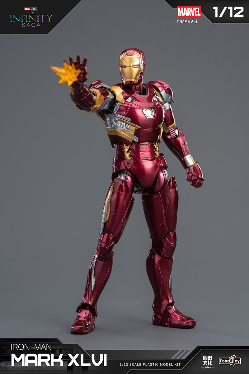 Fondjoy - 1:12 Iron Man Mark XLVI Mk46 Action Figure Assembly Kit - inshobby.com