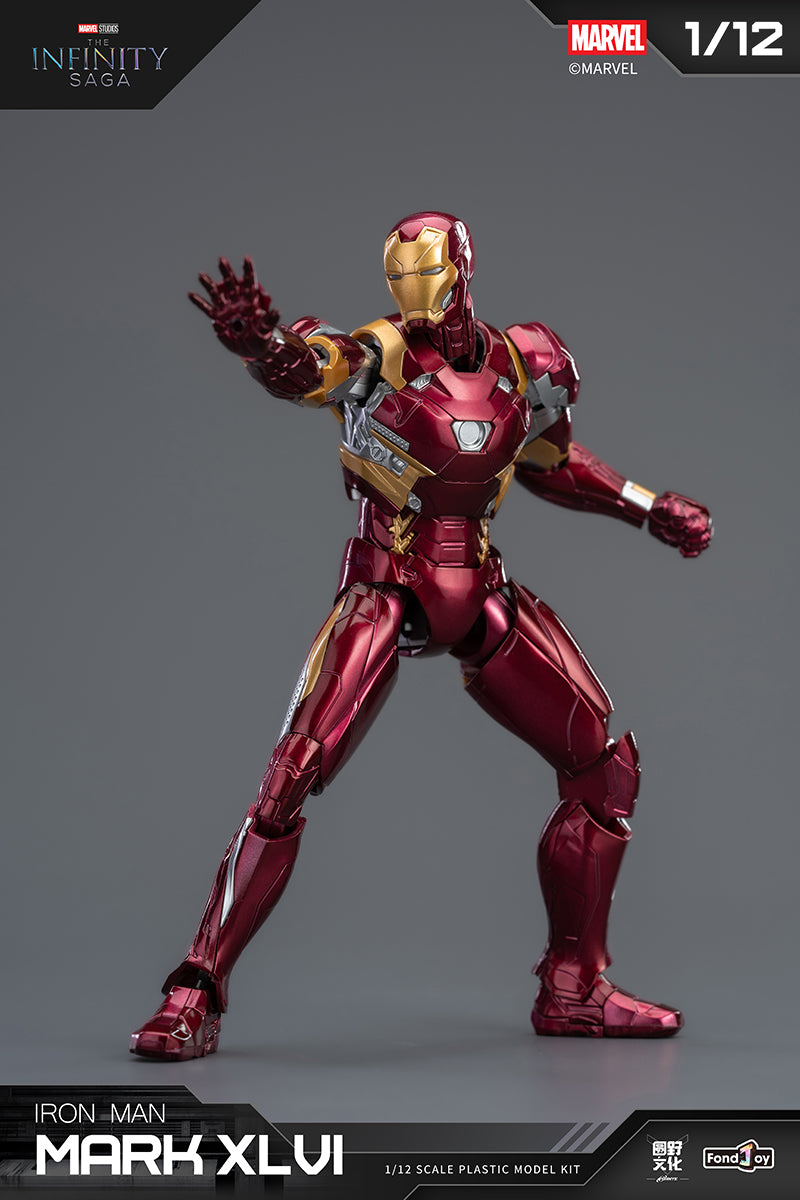 Fondjoy - 1:12 Iron Man Mark XLVI Mk46 Action Figure Assembly Kit - inshobby.com