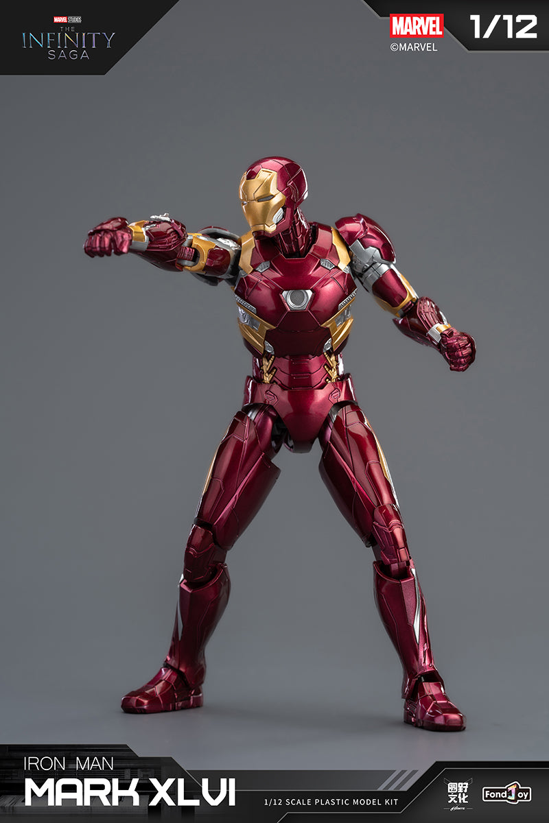 Fondjoy - 1:12 Iron Man Mark XLVI Mk46 Action Figure Assembly Kit - inshobby.com