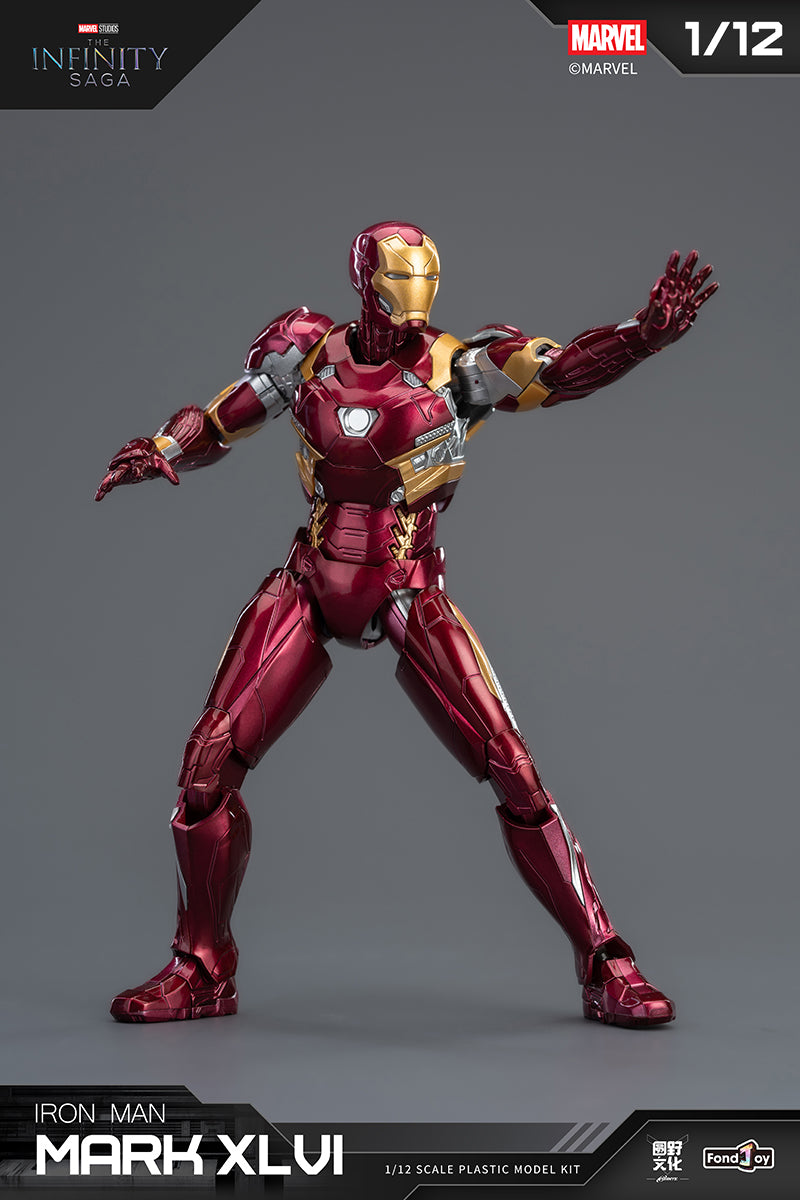 Fondjoy - 1:12 Iron Man Mark XLVI Mk46 Action Figure Assembly Kit - inshobby.com