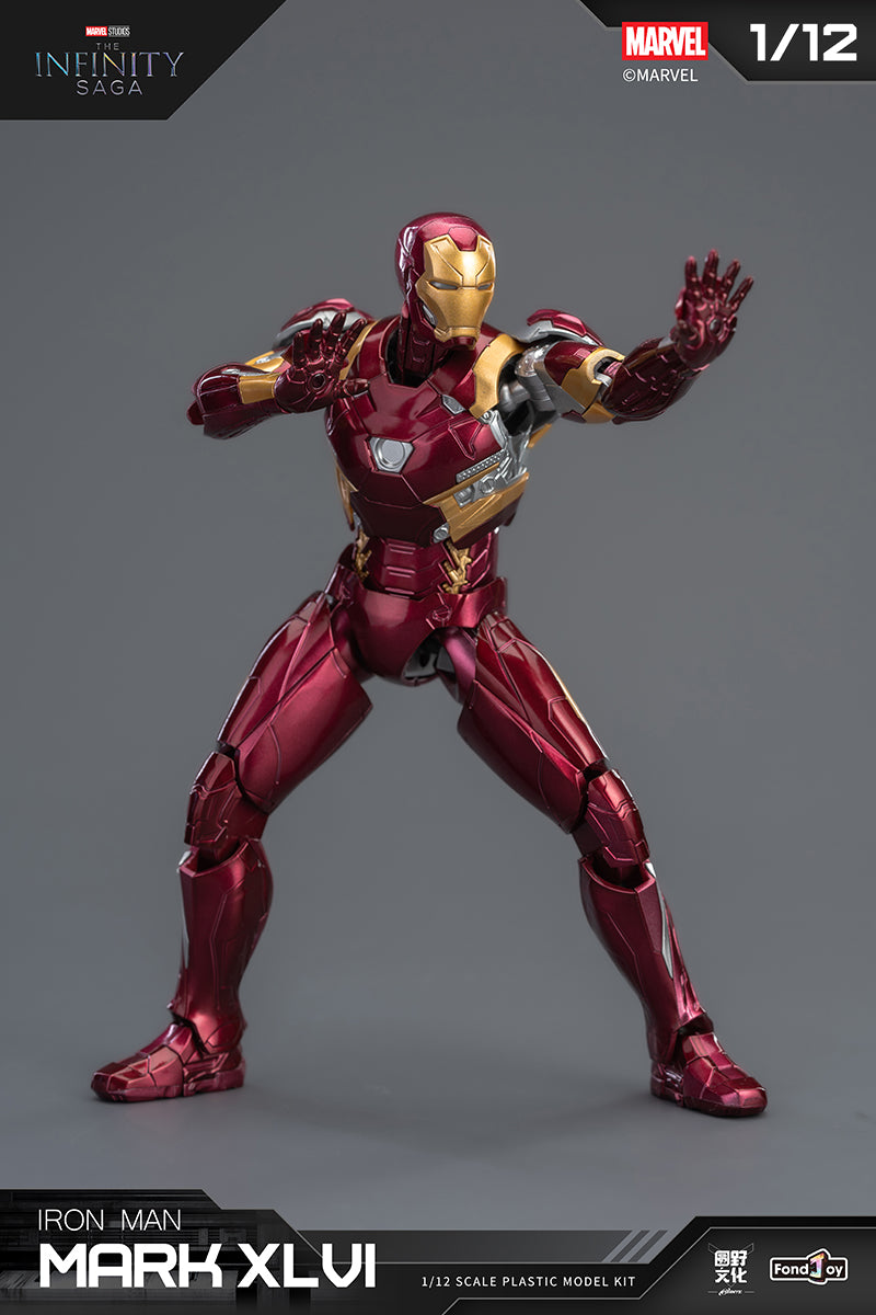 Fondjoy - 1:12 Iron Man Mark XLVI Mk46 Action Figure Assembly Kit - inshobby.com