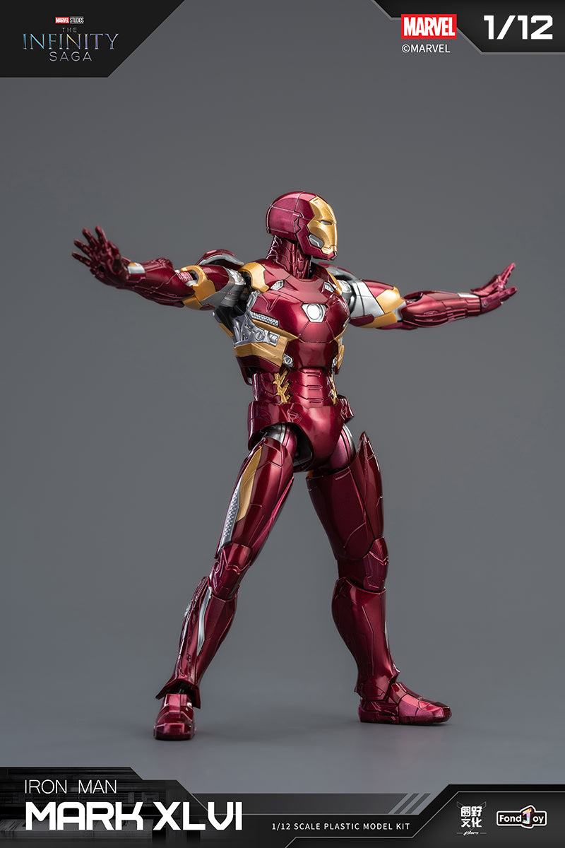 Fondjoy - 1:12 Iron Man Mark XLVI Mk46 Action Figure Assembly Kit - inshobby.com