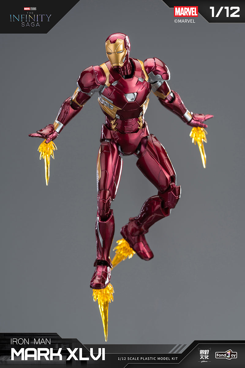 Fondjoy - 1:12 Iron Man Mark XLVI Mk46 Action Figure Assembly Kit - inshobby.com