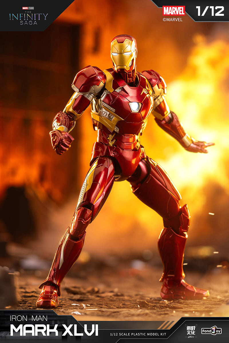 Fondjoy - 1:12 Iron Man Mark XLVI Mk46 Action Figure Assembly Kit - inshobby.com