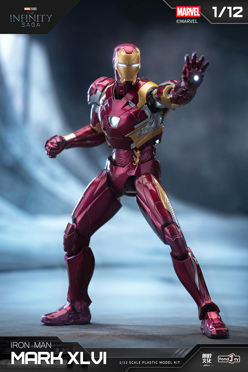 Fondjoy - 1:12 Iron Man Mark XLVI Mk46 Action Figure Assembly Kit - inshobby.com