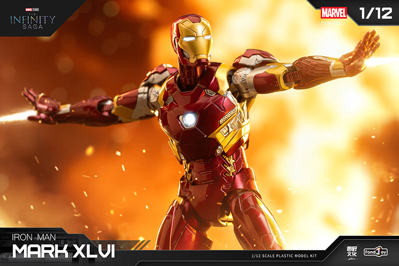 Fondjoy - 1:12 Iron Man Mark XLVI Mk46 Action Figure Assembly Kit - inshobby.com