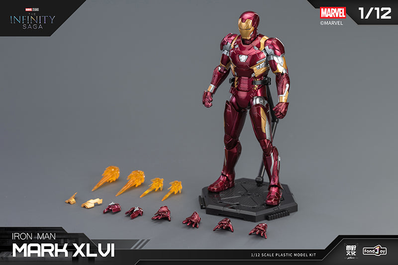 Fondjoy - 1:12 Iron Man Mark XLVI Mk46 Action Figure Assembly Kit - inshobby.com
