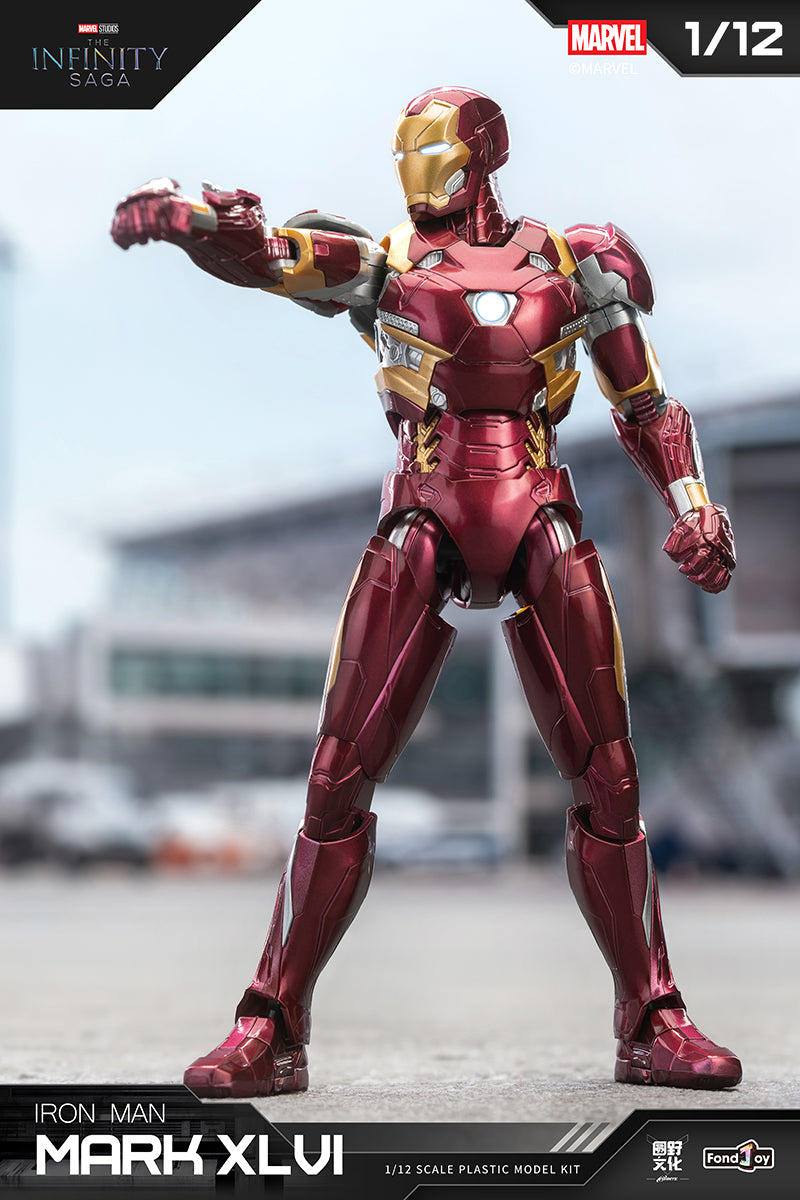 Fondjoy - 1:12 Iron Man Mark XLVI Mk46 Action Figure Assembly Kit - inshobby.com