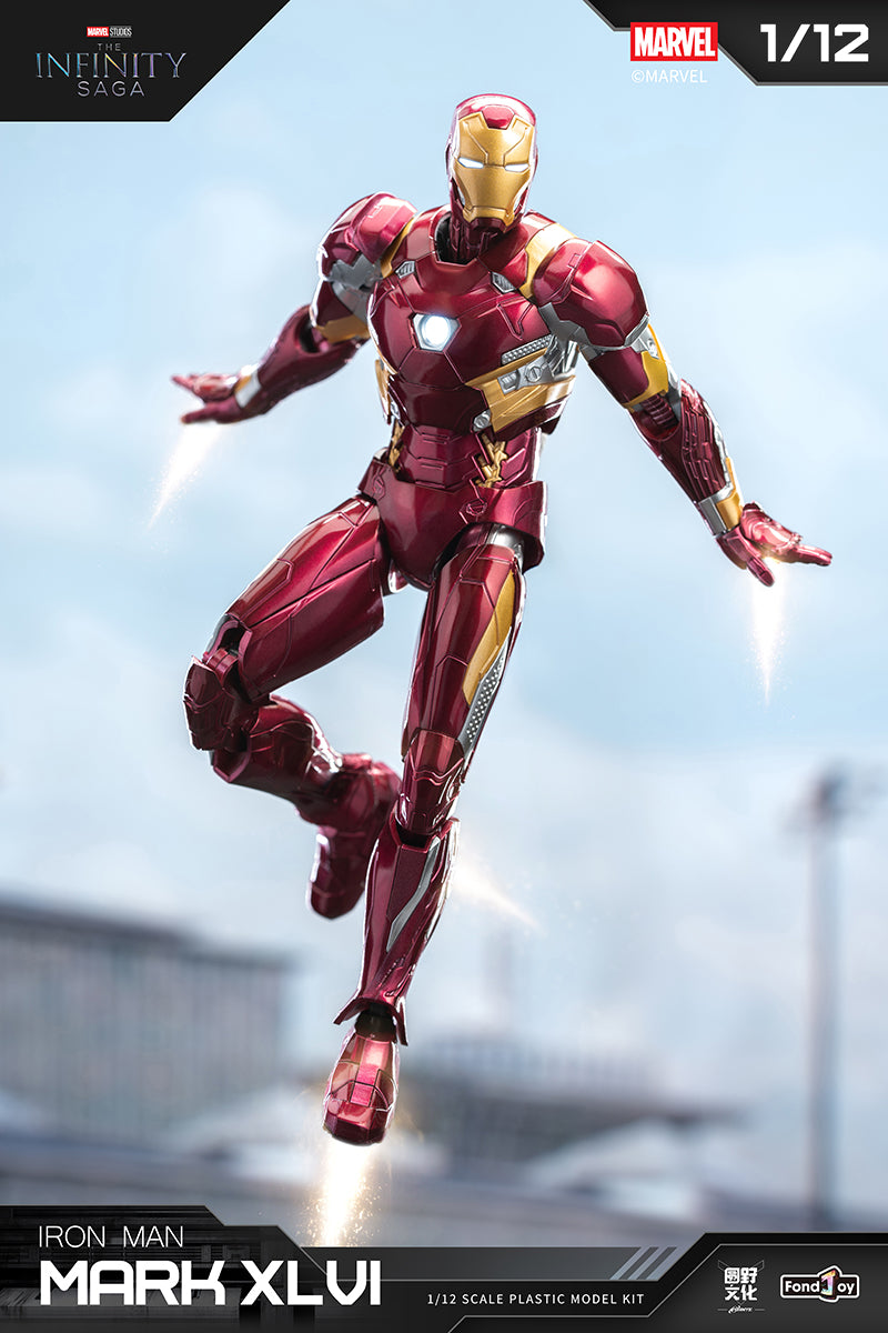 Fondjoy - 1:12 Iron Man Mark XLVI Mk46 Action Figure Assembly Kit - inshobby.com