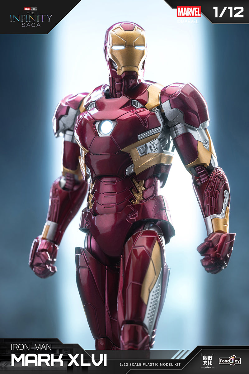 Fondjoy - 1:12 Iron Man Mark XLVI Mk46 Action Figure Assembly Kit - inshobby.com