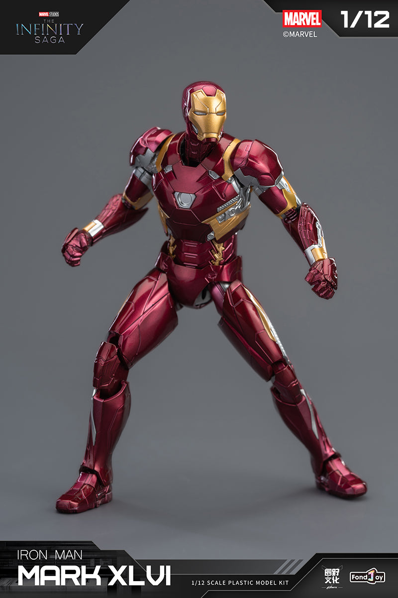Fondjoy - 1:12 Iron Man Mark XLVI Mk46 Action Figure Assembly Kit - inshobby.com