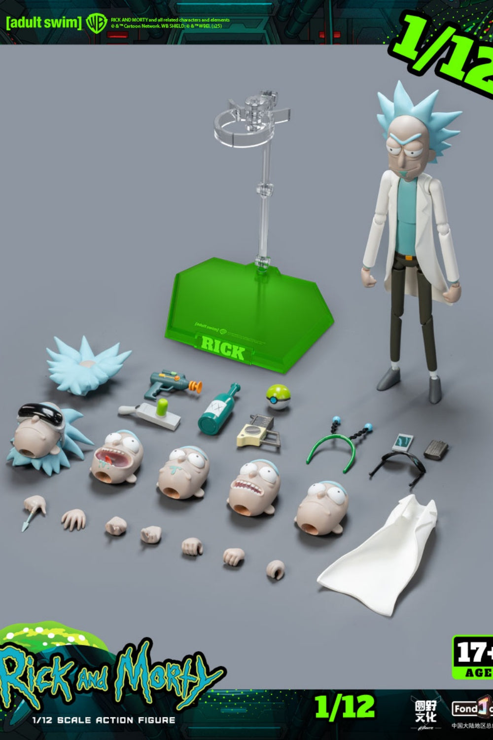 Fondjoy - 1:12 Rick & Morty Action Figure - inshobby.com