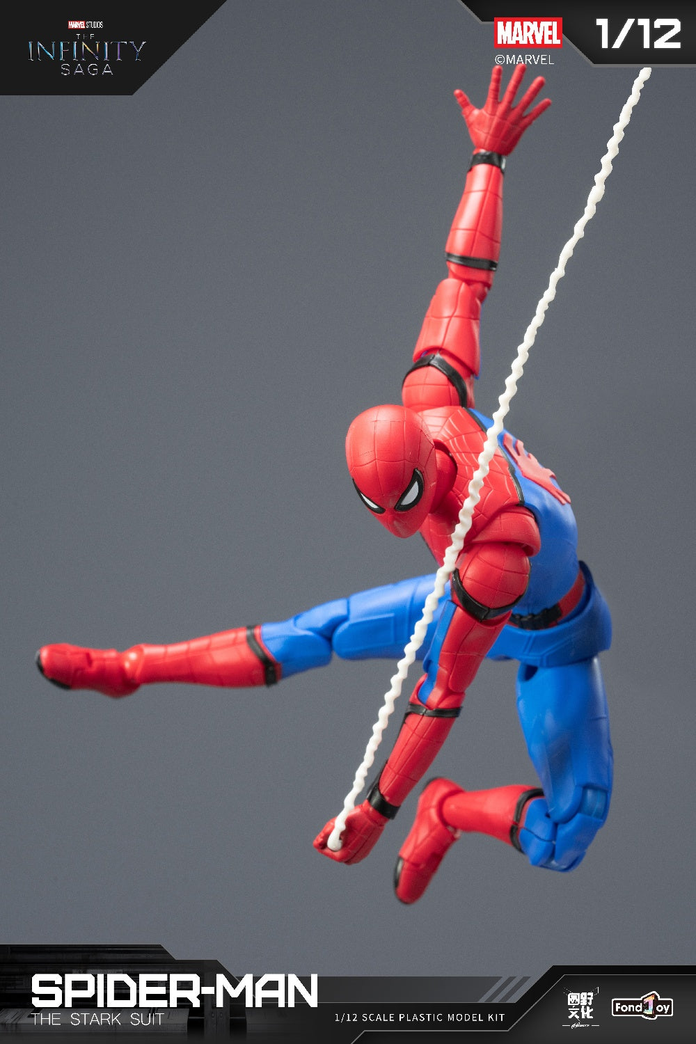 Fondjoy - 1:12 Spider-Man The Stark Suit Action Figure Model Kit - inshobby.com
