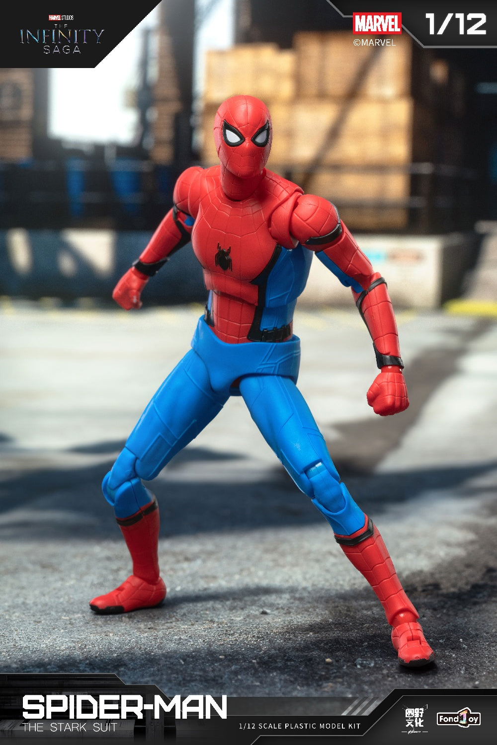 Fondjoy - 1:12 Spider-Man The Stark Suit Action Figure Model Kit - inshobby.com
