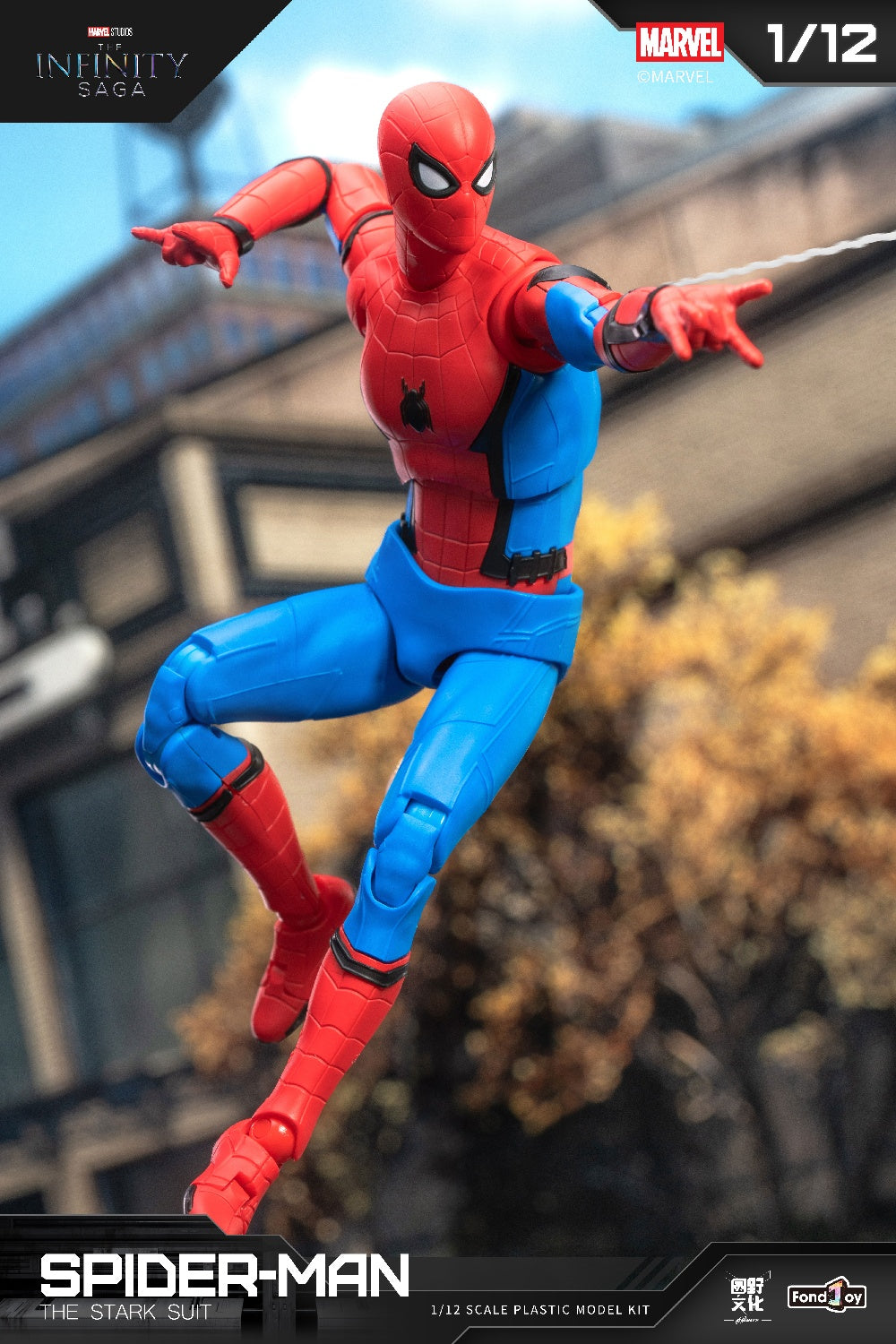 Fondjoy - 1:12 Spider-Man The Stark Suit Action Figure Model Kit - inshobby.com