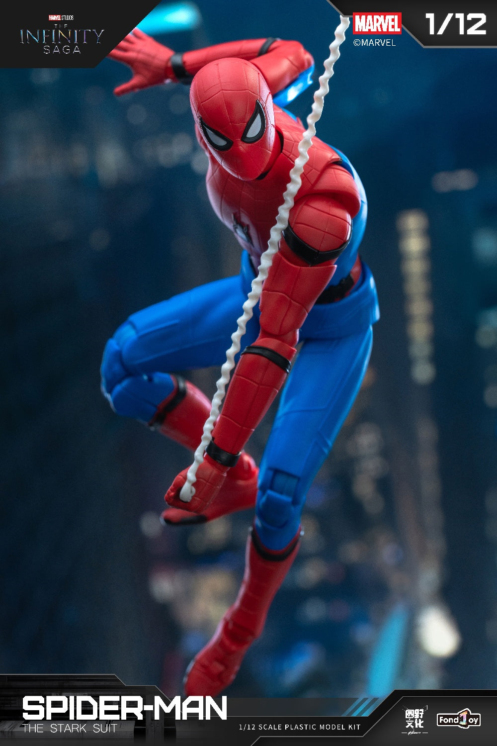 Fondjoy - 1:12 Spider-Man The Stark Suit Action Figure Model Kit - inshobby.com