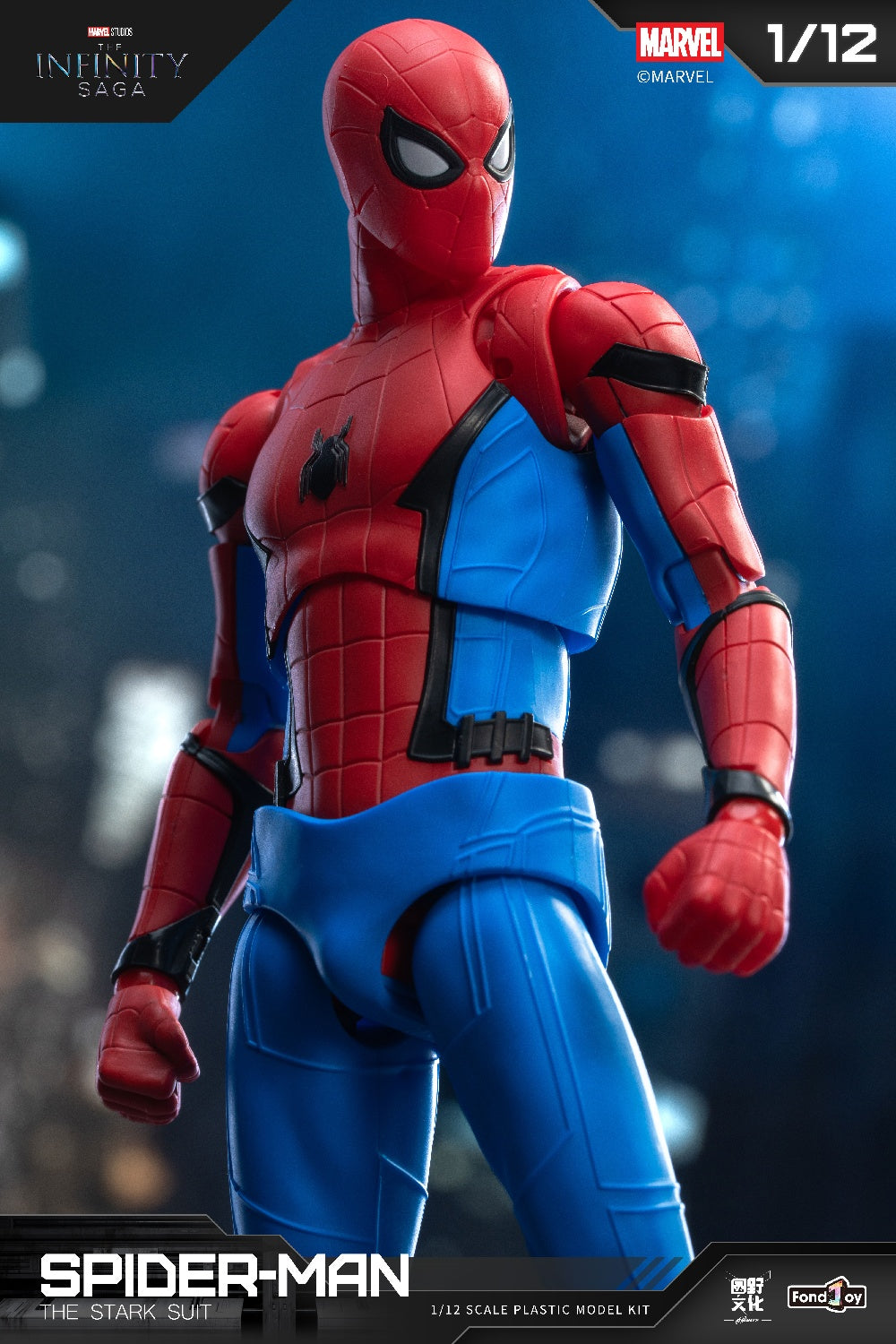 Fondjoy - 1:12 Spider-Man The Stark Suit Action Figure Model Kit - inshobby.com