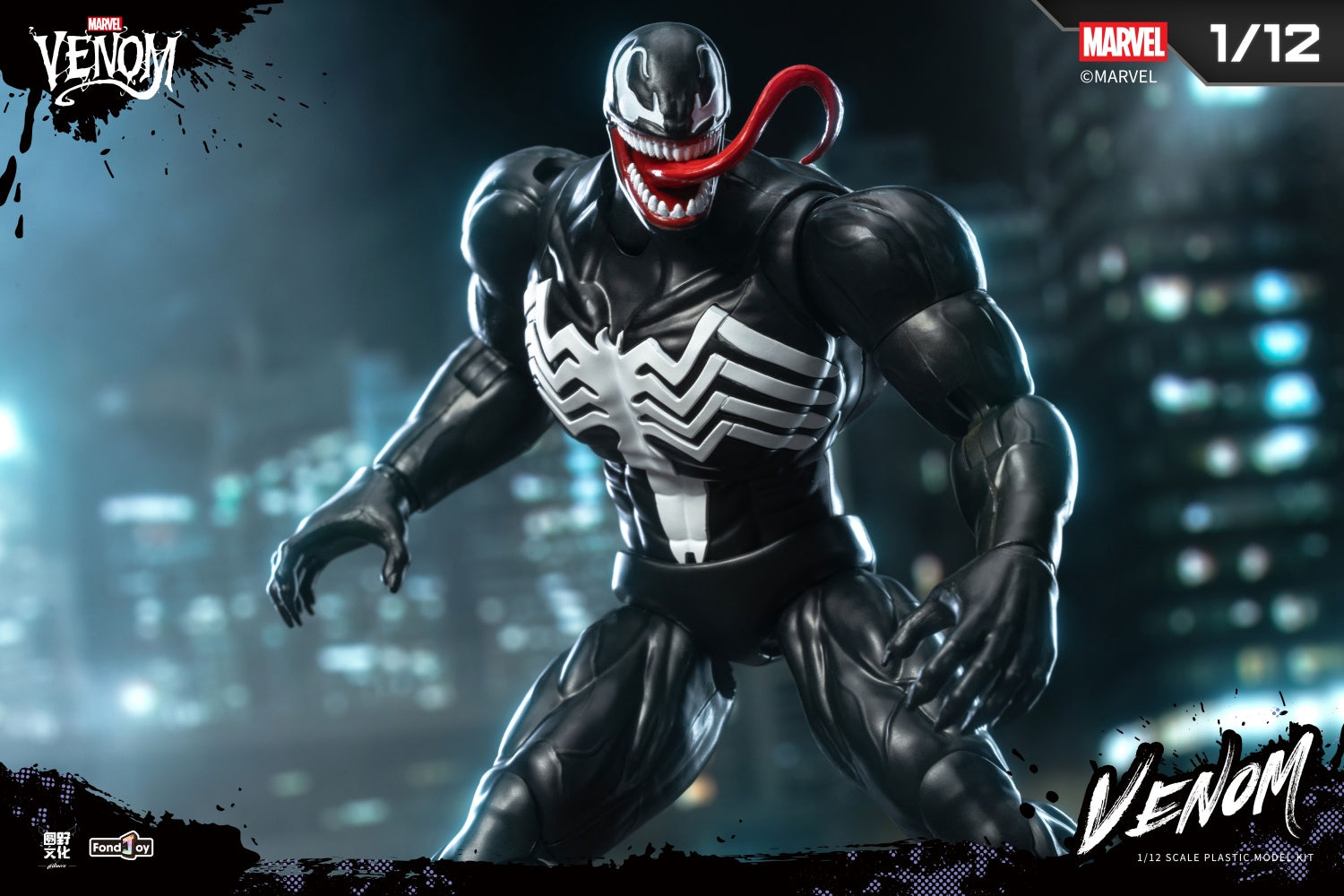 Fondjoy - 1:12 Venom Action Figure Model Kit - inshobby.com