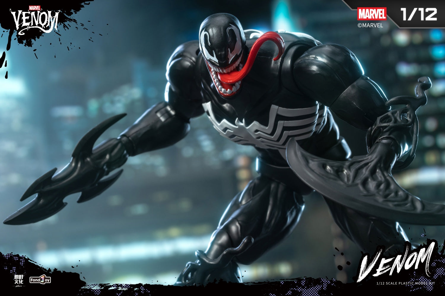 Fondjoy - 1:12 Venom Action Figure Model Kit - inshobby.com