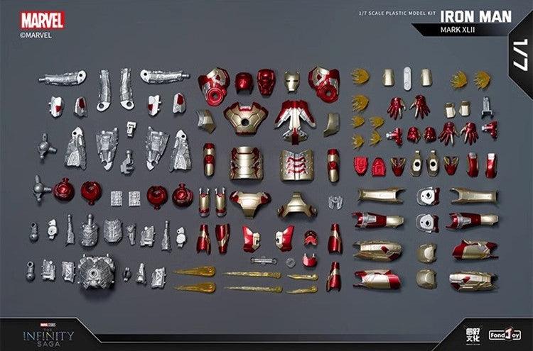 Fondjoy - 1:7 Iron Man Mark XLII Mk42 Action Figure Assembly Kit