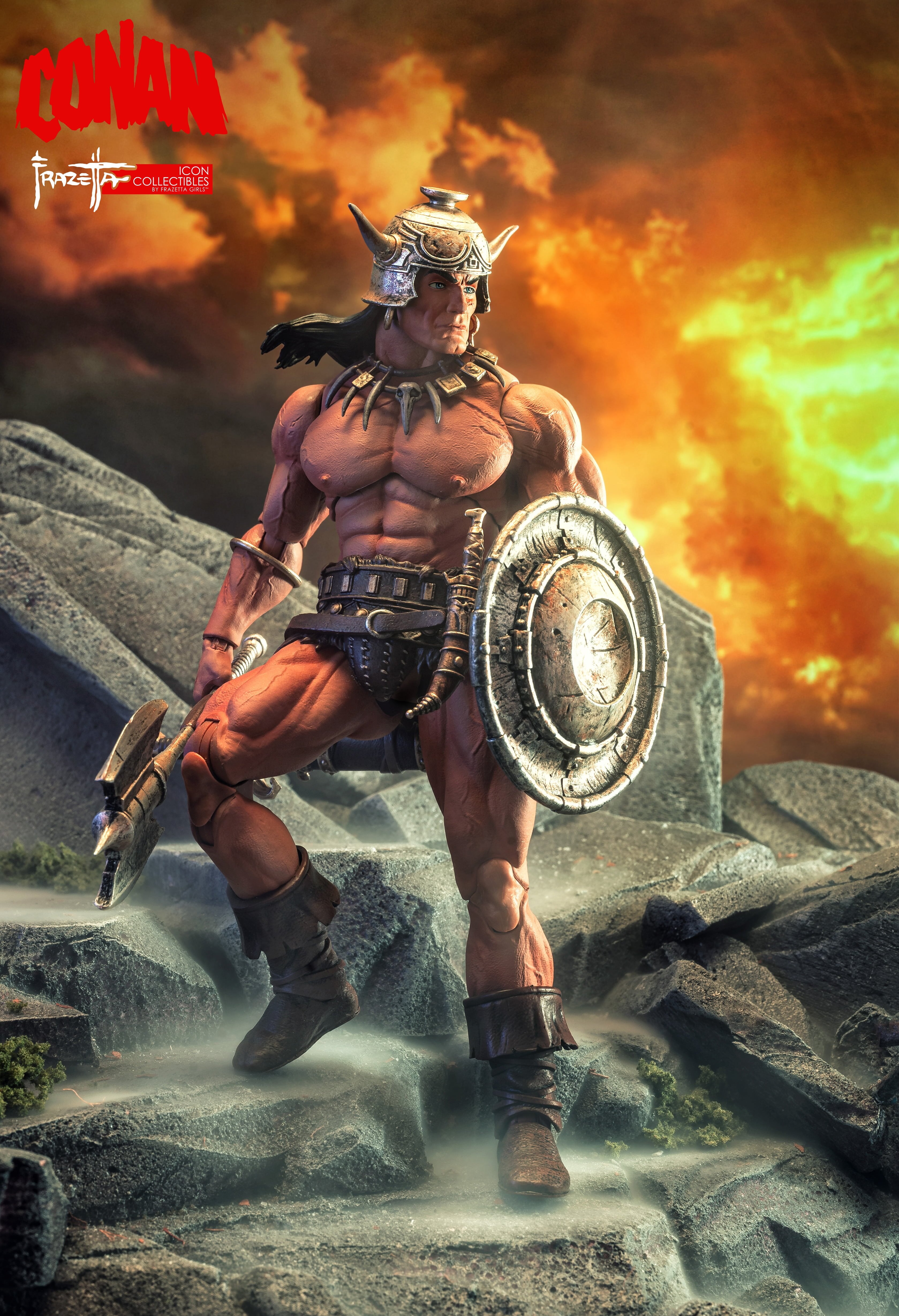 Frazetta Girls - 1:12 Frazetta Conan Action Figure - inshobby.com