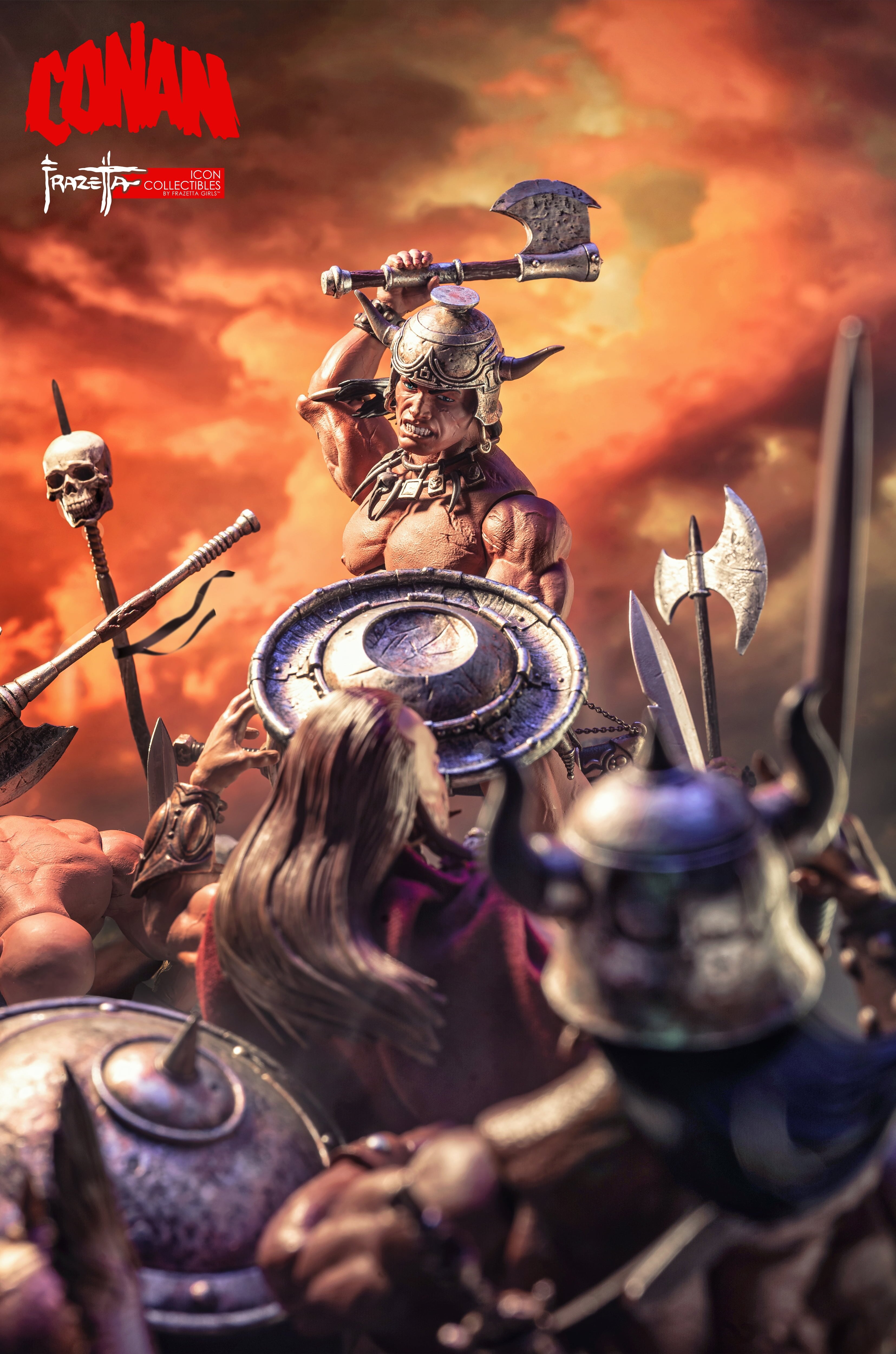 Frazetta Girls - 1:12 Frazetta Conan Action Figure - inshobby.com