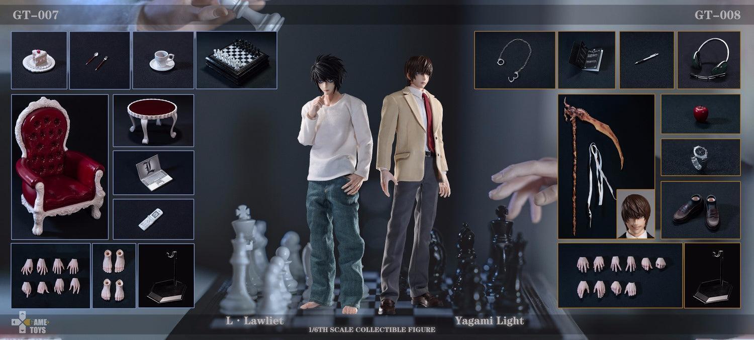 1:6 L Lawliet & Yagami Light Double Suit Action Figure Set