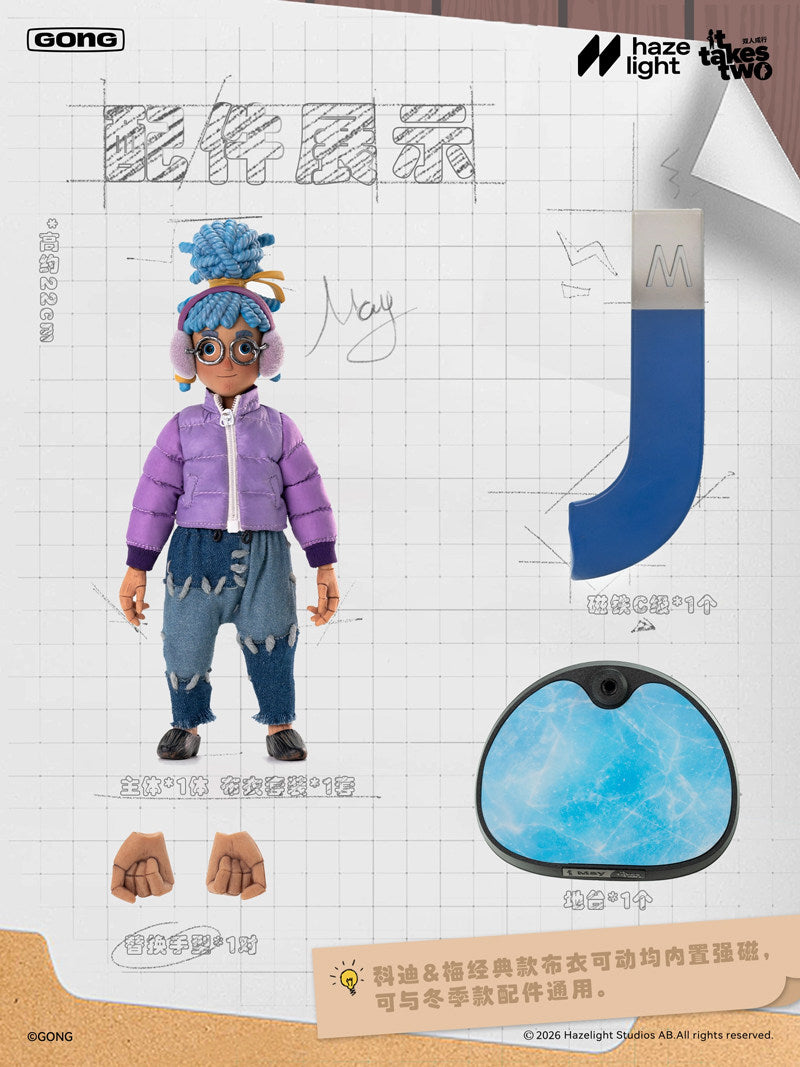Gong - 1:1 May & Cody Winter Version Action Figure - inshobby.com
