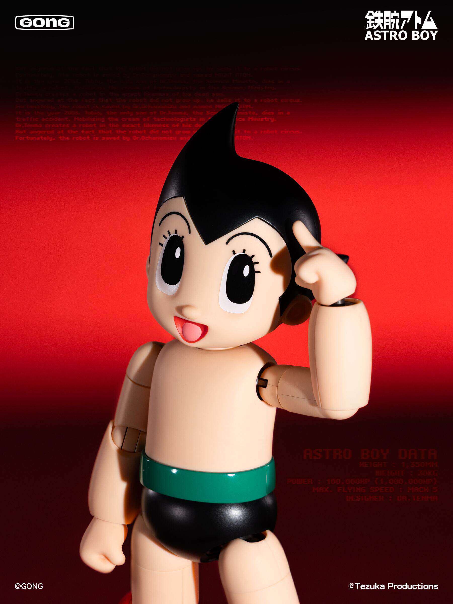 1:6 Mighty Atom Astro Boy Gokin Alloy Action Figure