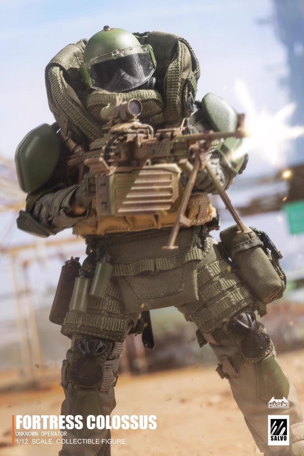 TEST-PD Armored Colossus プラモデル 1:12 Fortress Colossus Armored Soldier Action Figure