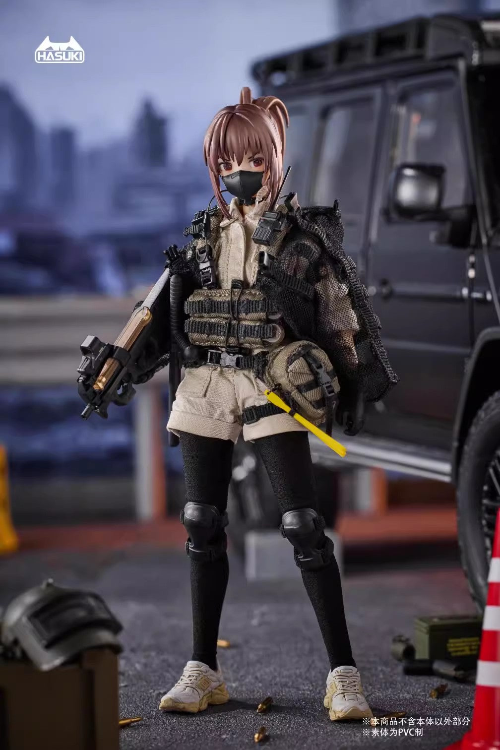 Hasuki - 1:12 Hiyo Reizei Security Guard Action Figure - inshobby.com