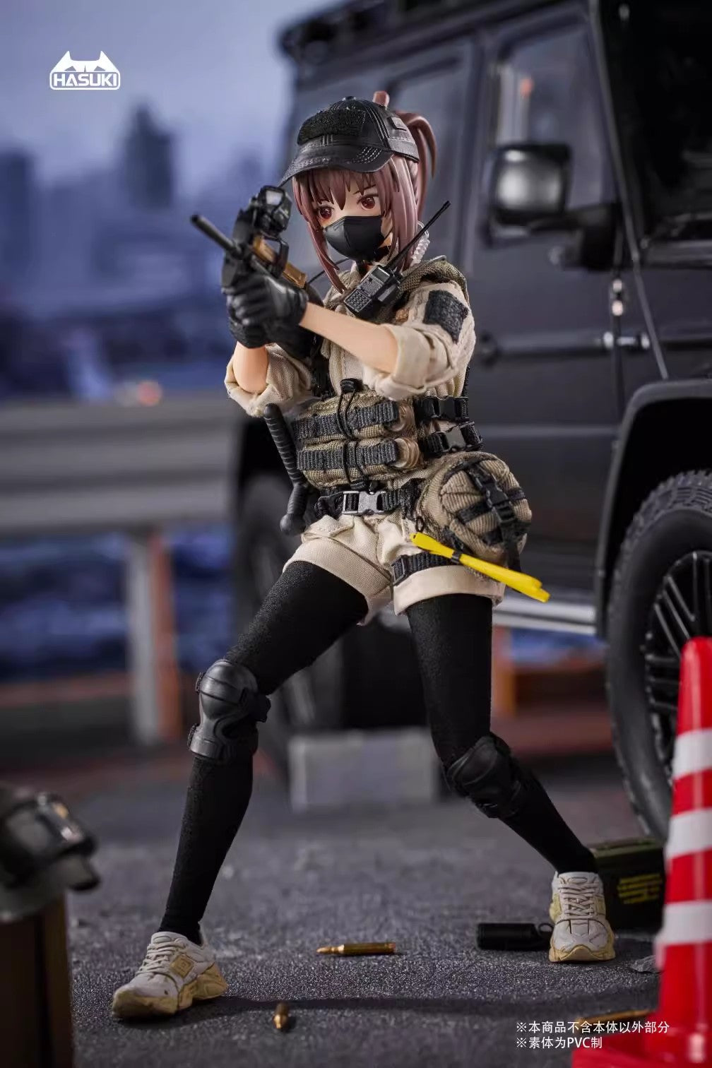 Hasuki - 1:12 Hiyo Reizei Security Guard Action Figure - inshobby.com