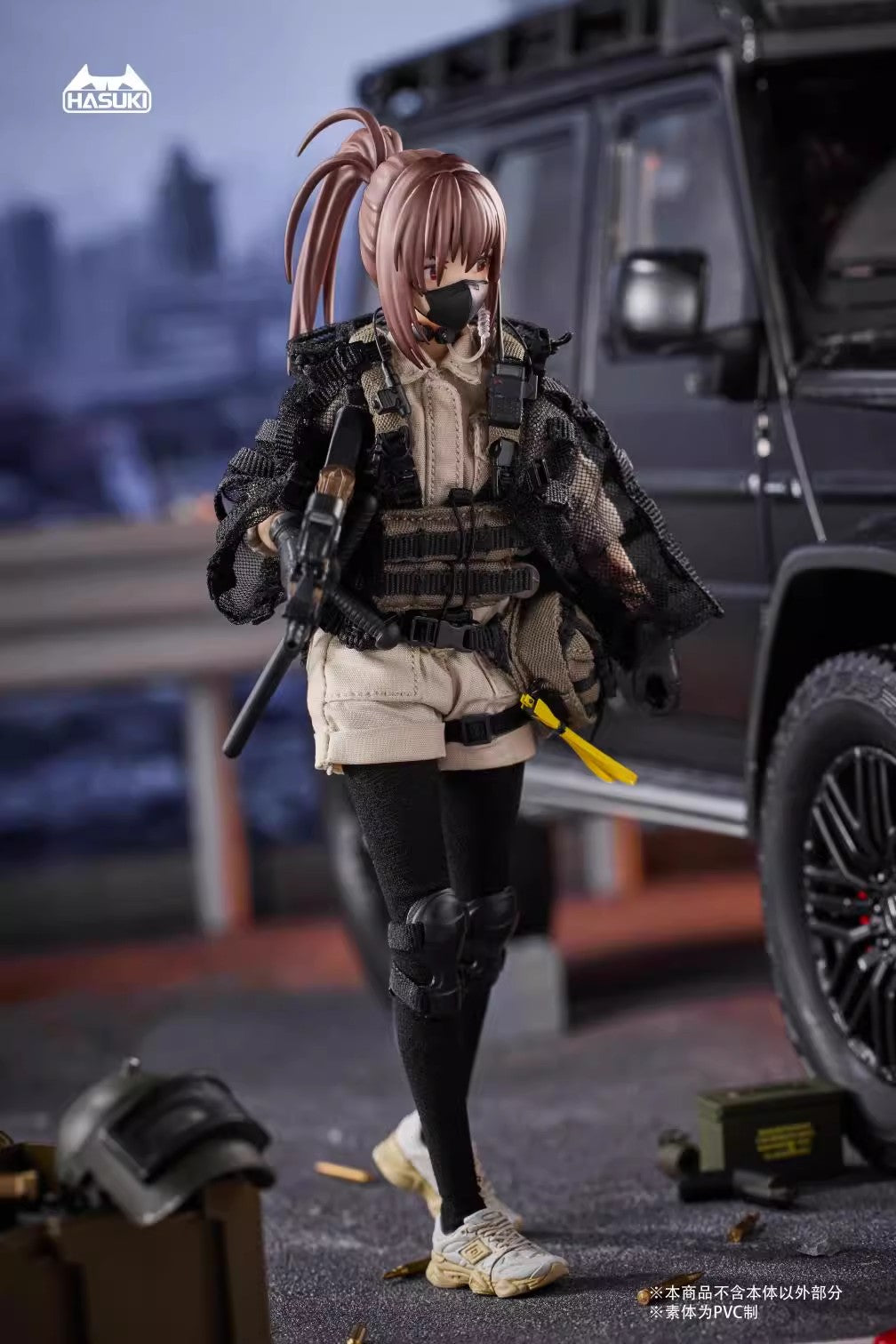 Hasuki - 1:12 Hiyo Reizei Security Guard Action Figure - inshobby.com