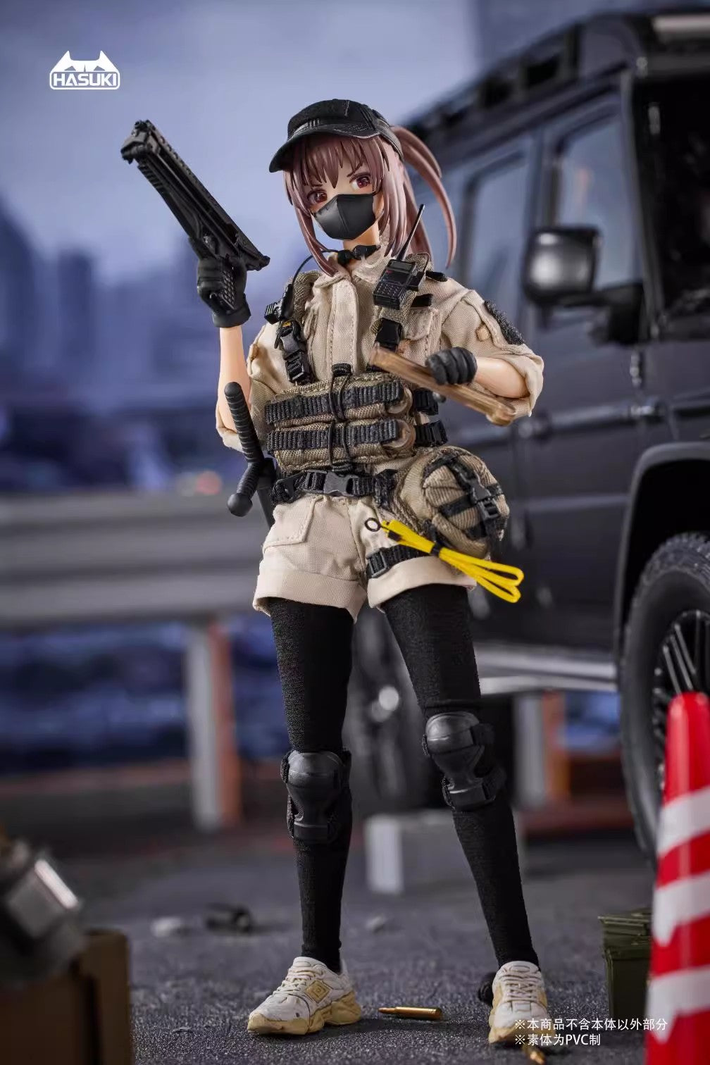 Hasuki - 1:12 Hiyo Reizei Security Guard Action Figure - inshobby.com